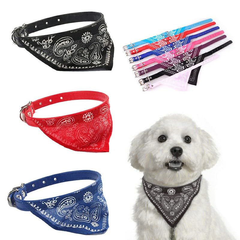 Chic Black Bandana Collar โ Perfect for Small Dogs & Cats | Comfy & Lightweight